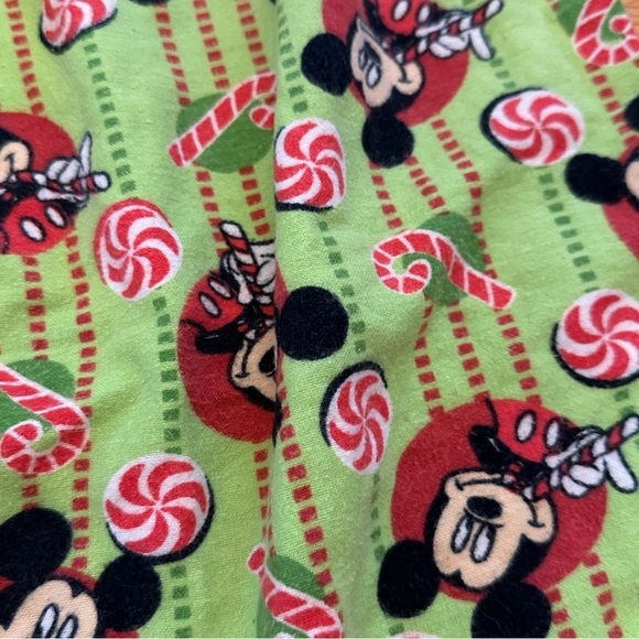 Disney Mickey Mouse Christmas Candy Canes Pajama Pants Cotton Women XS - Picture 6 of 8